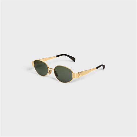 celine sunglasses women gold frame|Celine sunglasses nordstrom.